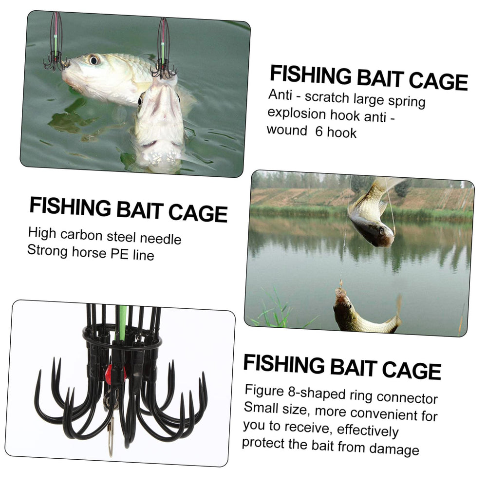 BESPORTBLE bait cage in portable compact form ready for travel.