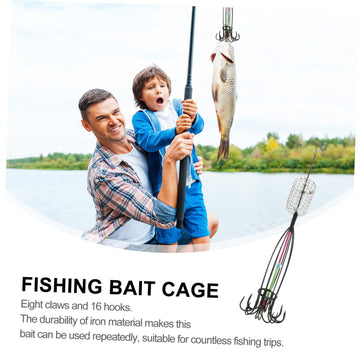 BESPORTBLE bait cage suited for reservoir, wild, and sea fishing setups.