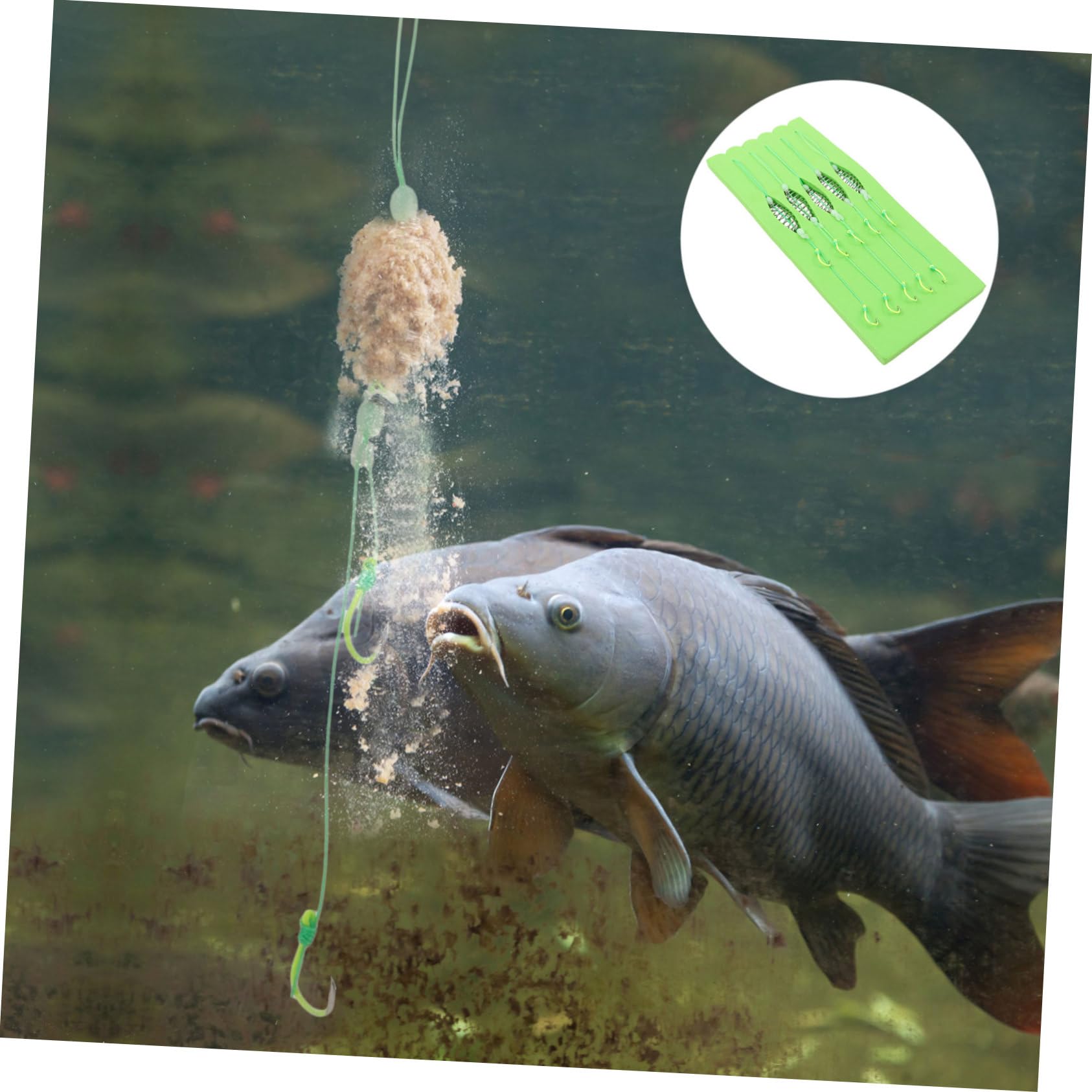 BESPORTBLE bait spring feeder kit for stable bait presentation