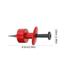Besportble bait clip with rubber bands holds multiple baits securely.