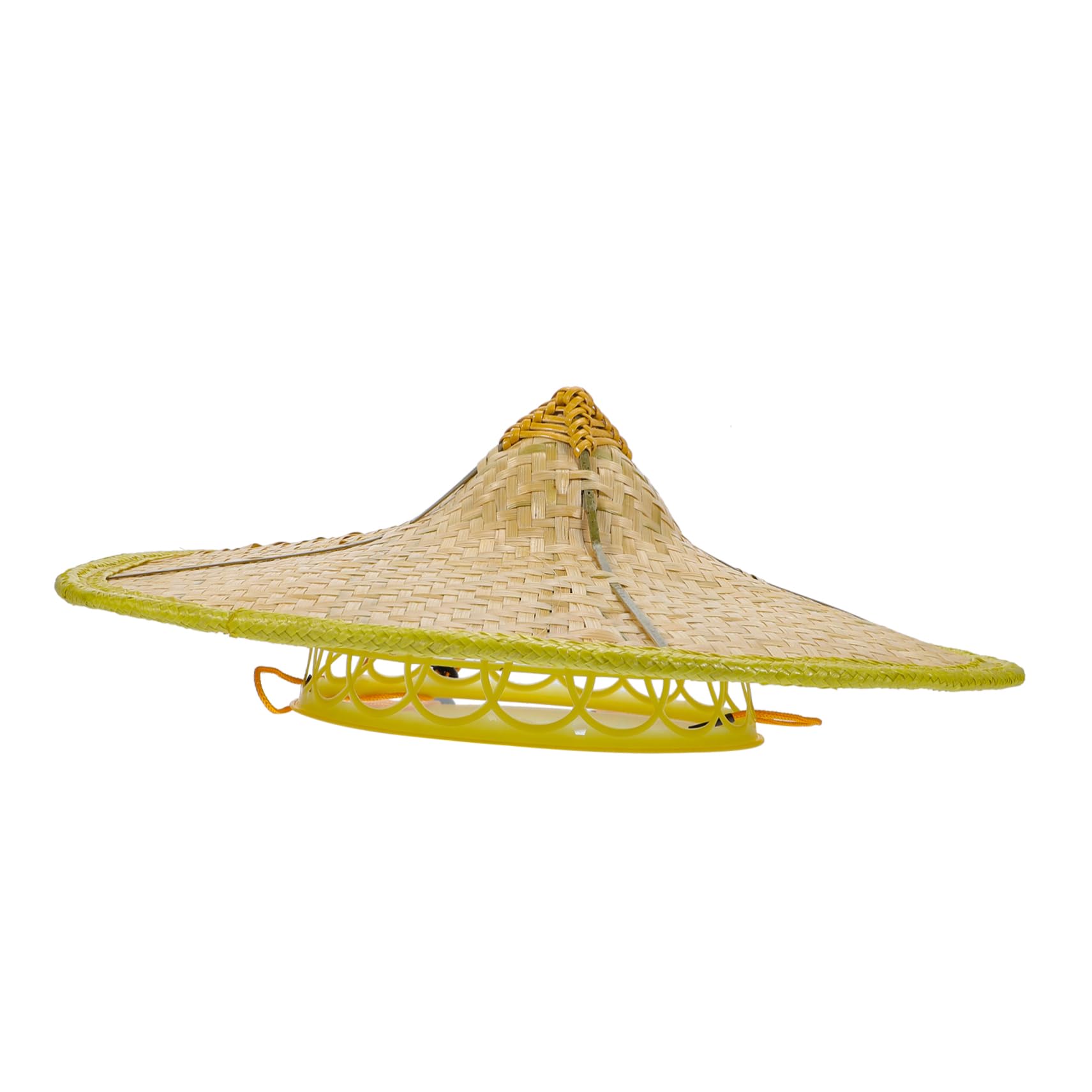 BESPORTBLE bamboo hat with oriental weave for sun protection
