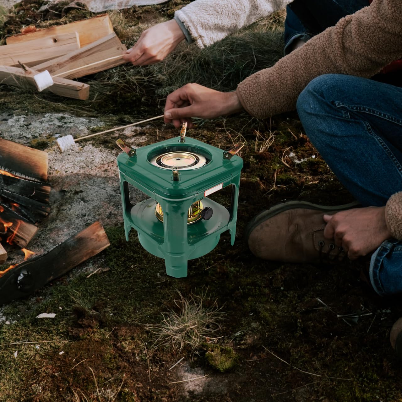 BESPORTBLE barbecue stove accessory complements outdoor grilling setups.
