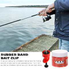 Besportble bloodworm clip keeps worm bait intact for fishing.