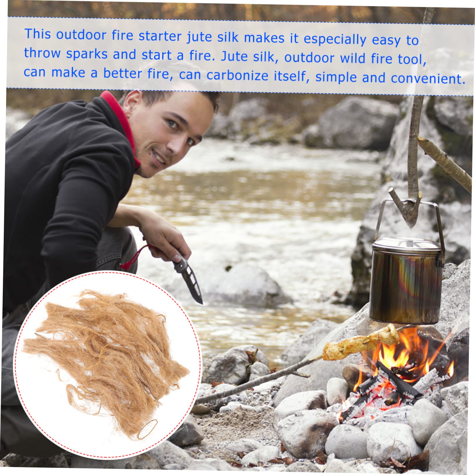 Besportble Camping Fire Starter Lightweight Tool easy to carry