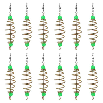BESPORTBLE 12Pcs luminous carp fishing feeder cage – close-up