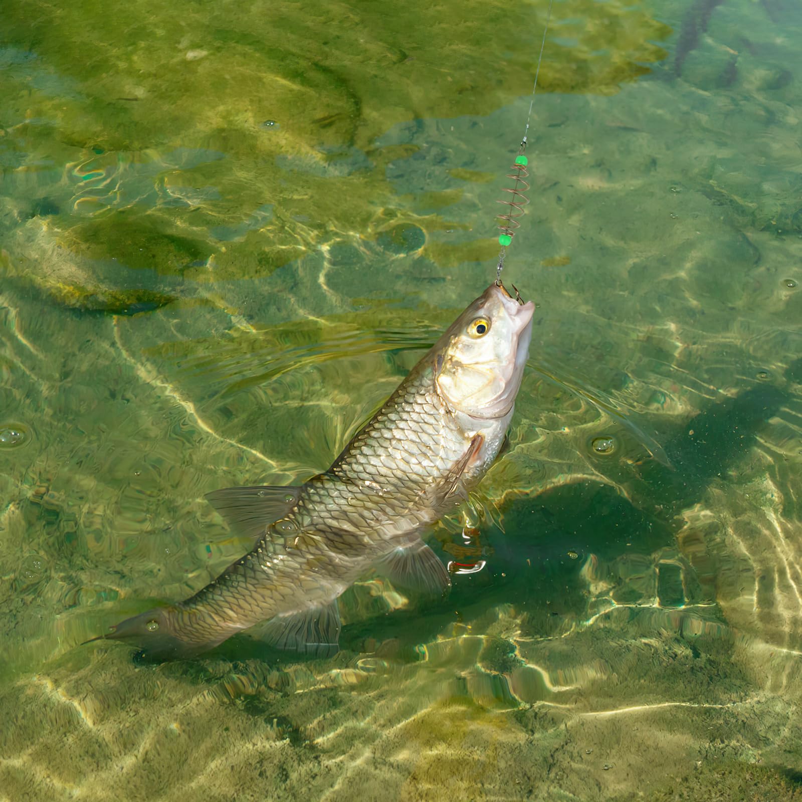 Durable stainless steel feeder for saltwater