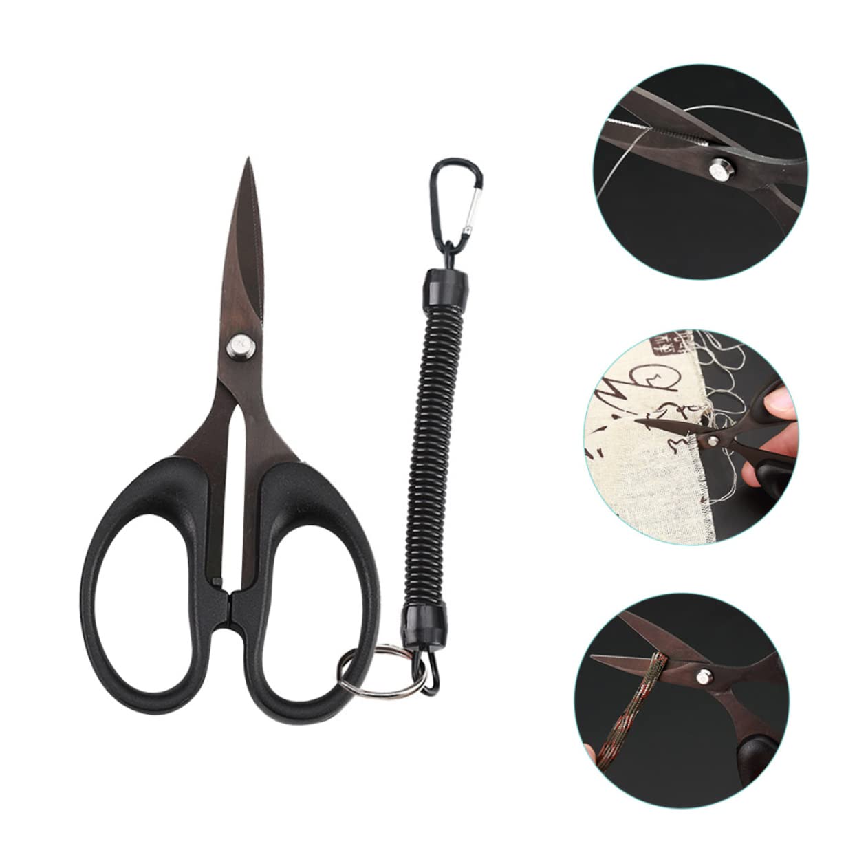 Cuts braided line with precision for quick on-water adjustments.