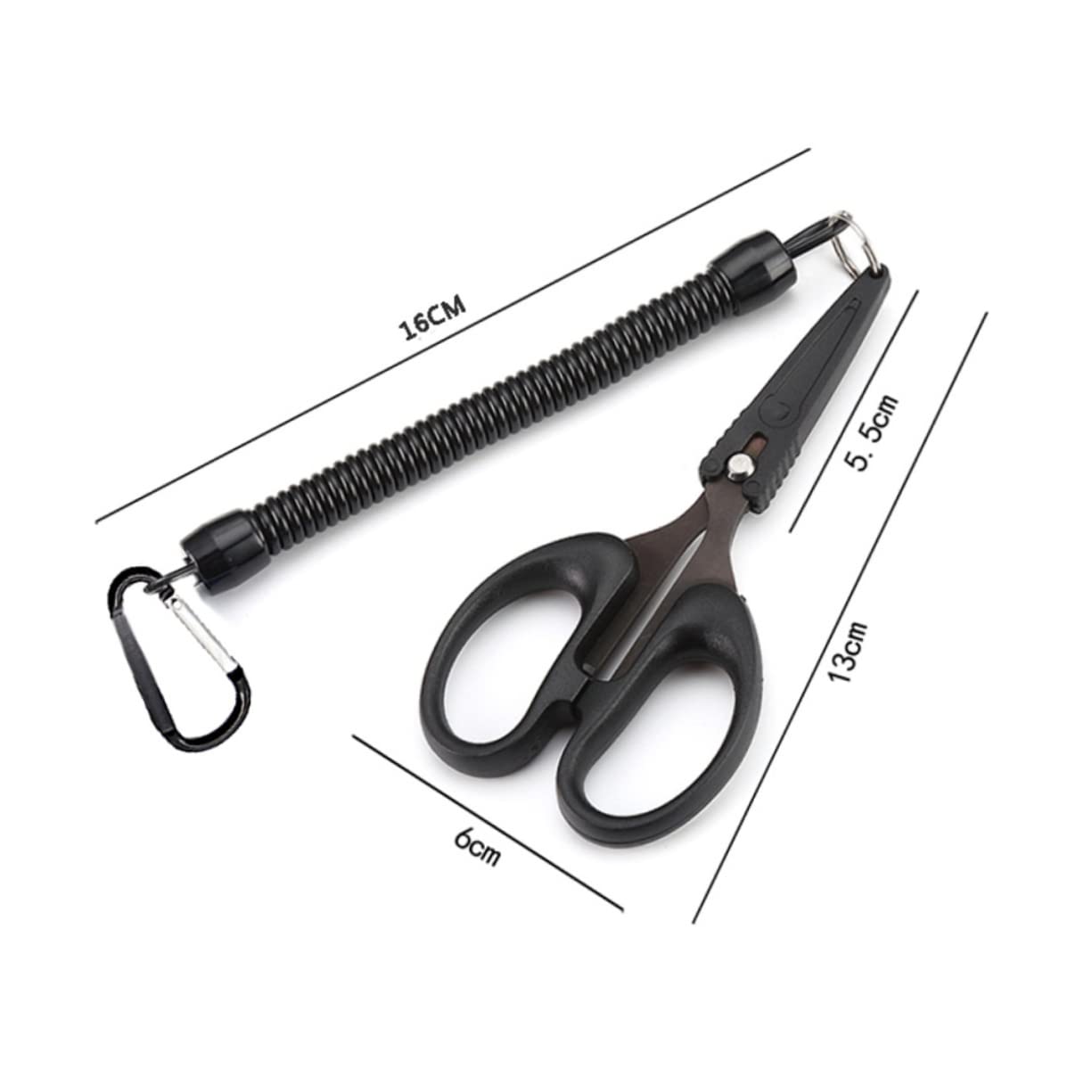 BESPORTBLE stainless steel blade delivers durable, clean cuts on braided line.