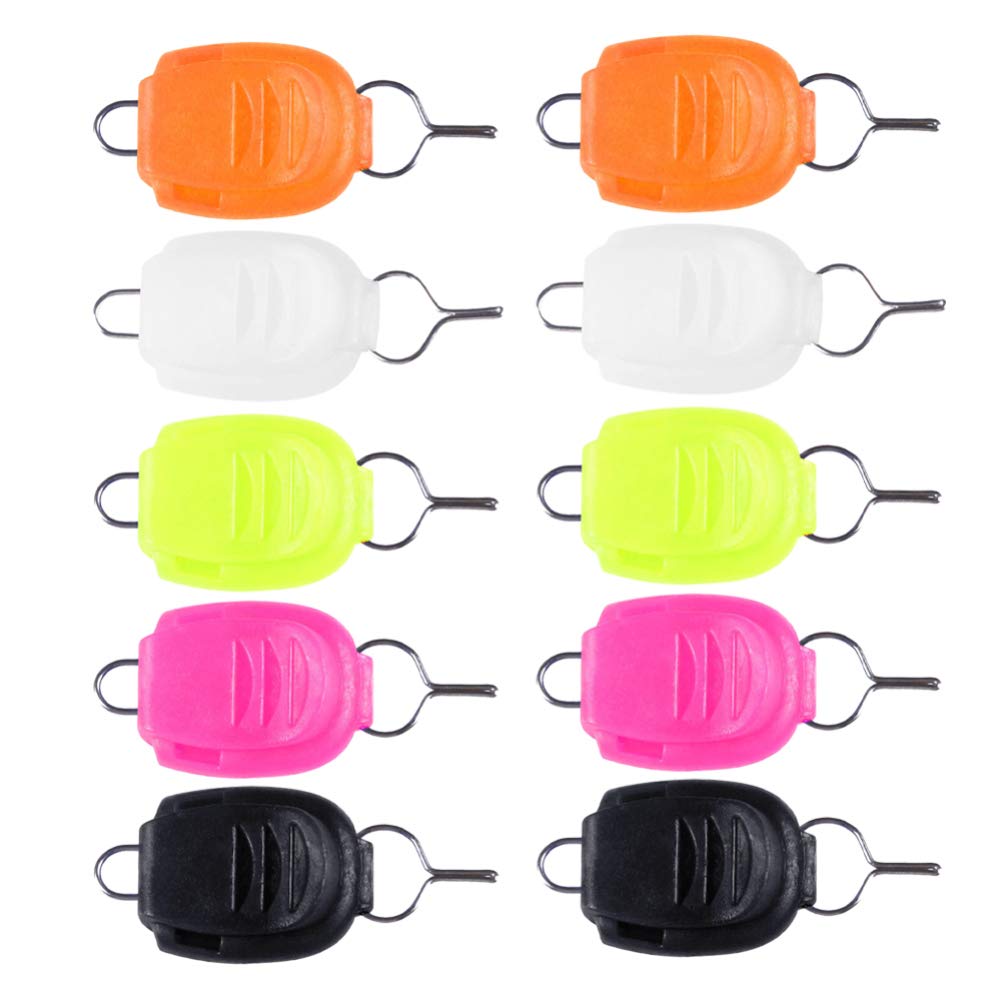 BESPORTBLE line clip buckle securely holds fishing line on reels and tackle setups.