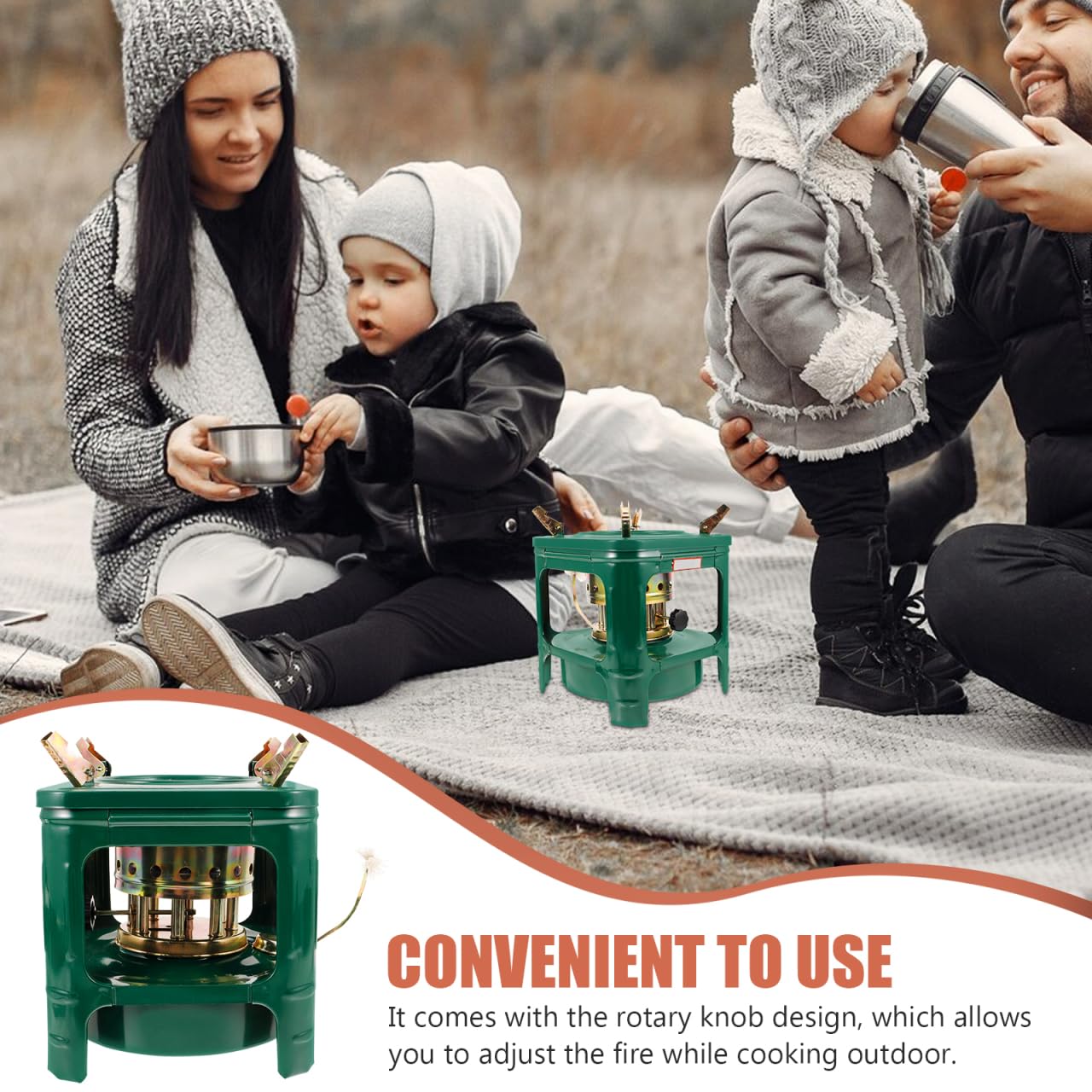 BESPORTBLE portable camping stove ready for quick outdoor cooking.