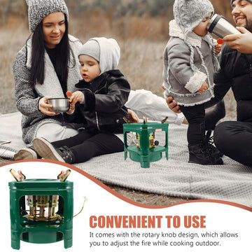 BESPORTBLE portable camping stove ready for quick outdoor cooking.