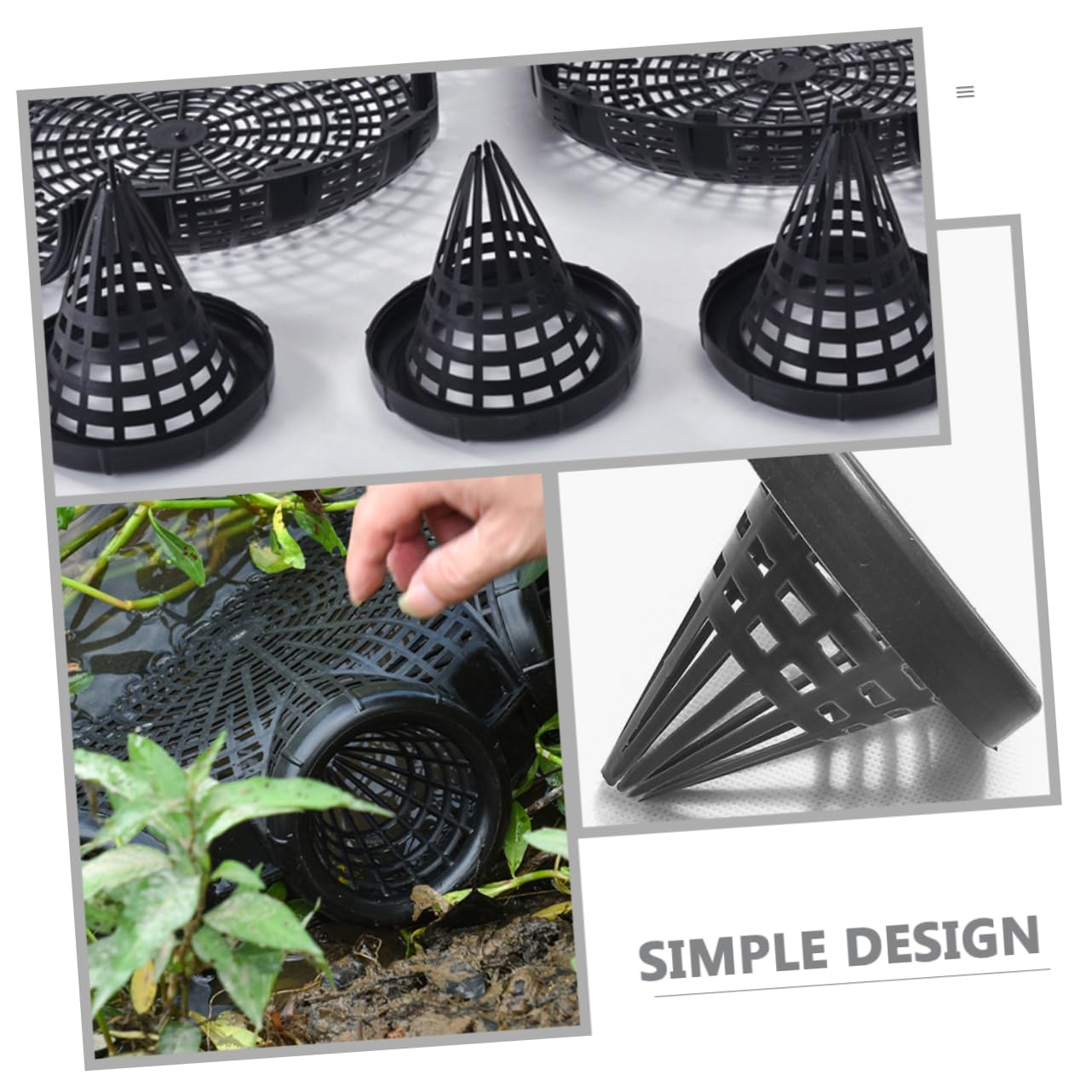 BESPORTBLE portable fish trap lid, lightweight and durable for outings.