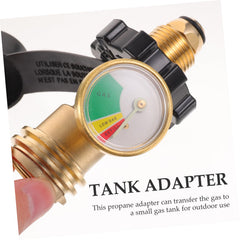 Besportble pressure gauge close-up shows quick pressure reading for safer use.