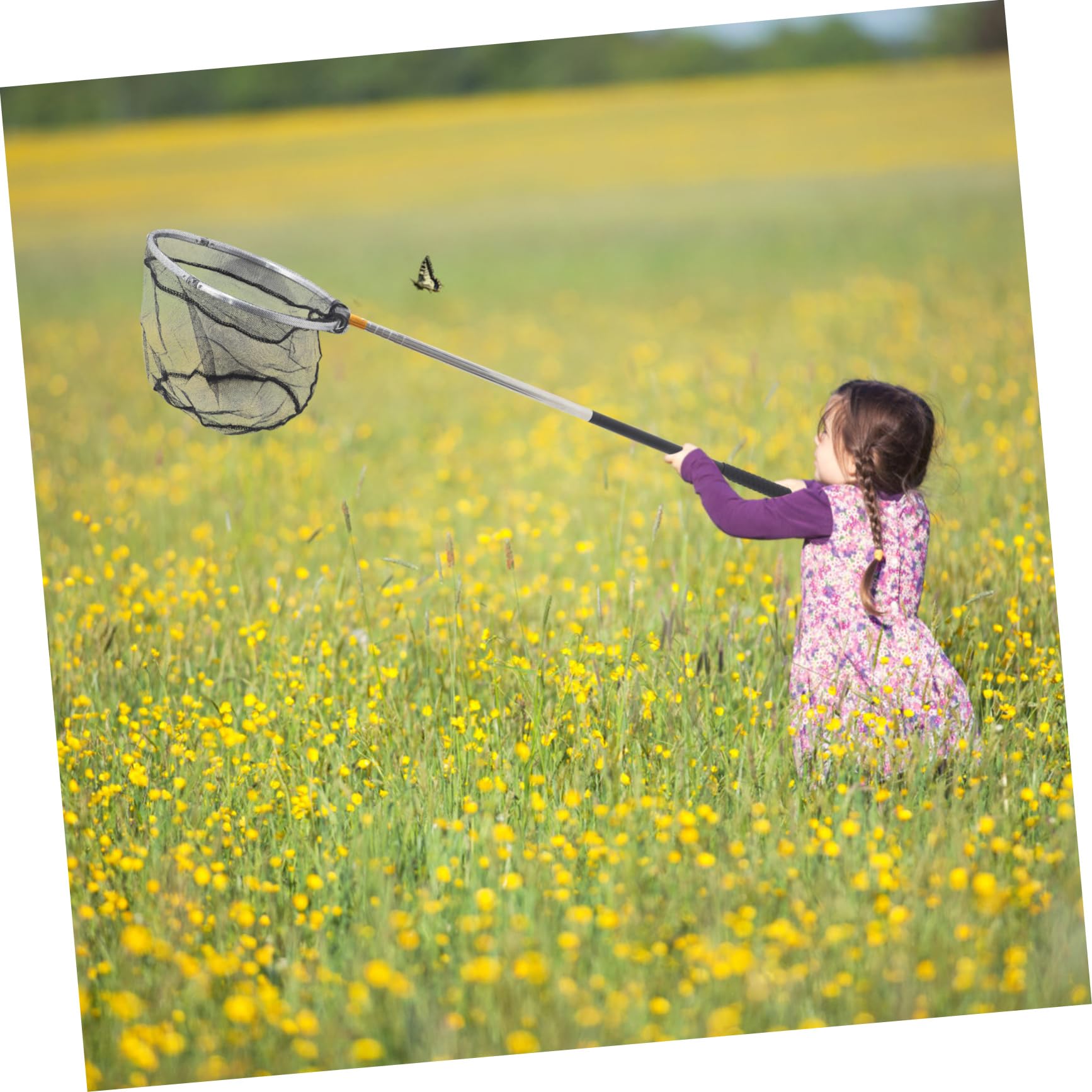 BESPORTBLE retractable pole net folds compactly for simple storage