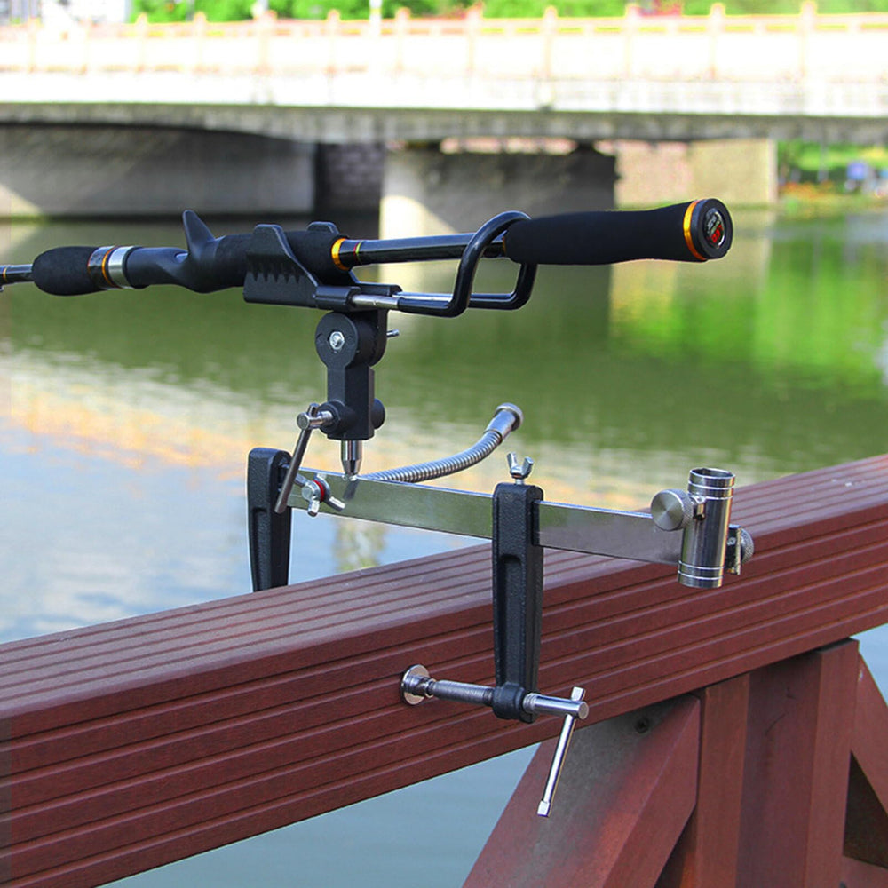 BESPORTBLE rod holder clamp-base secures mounts without drilling