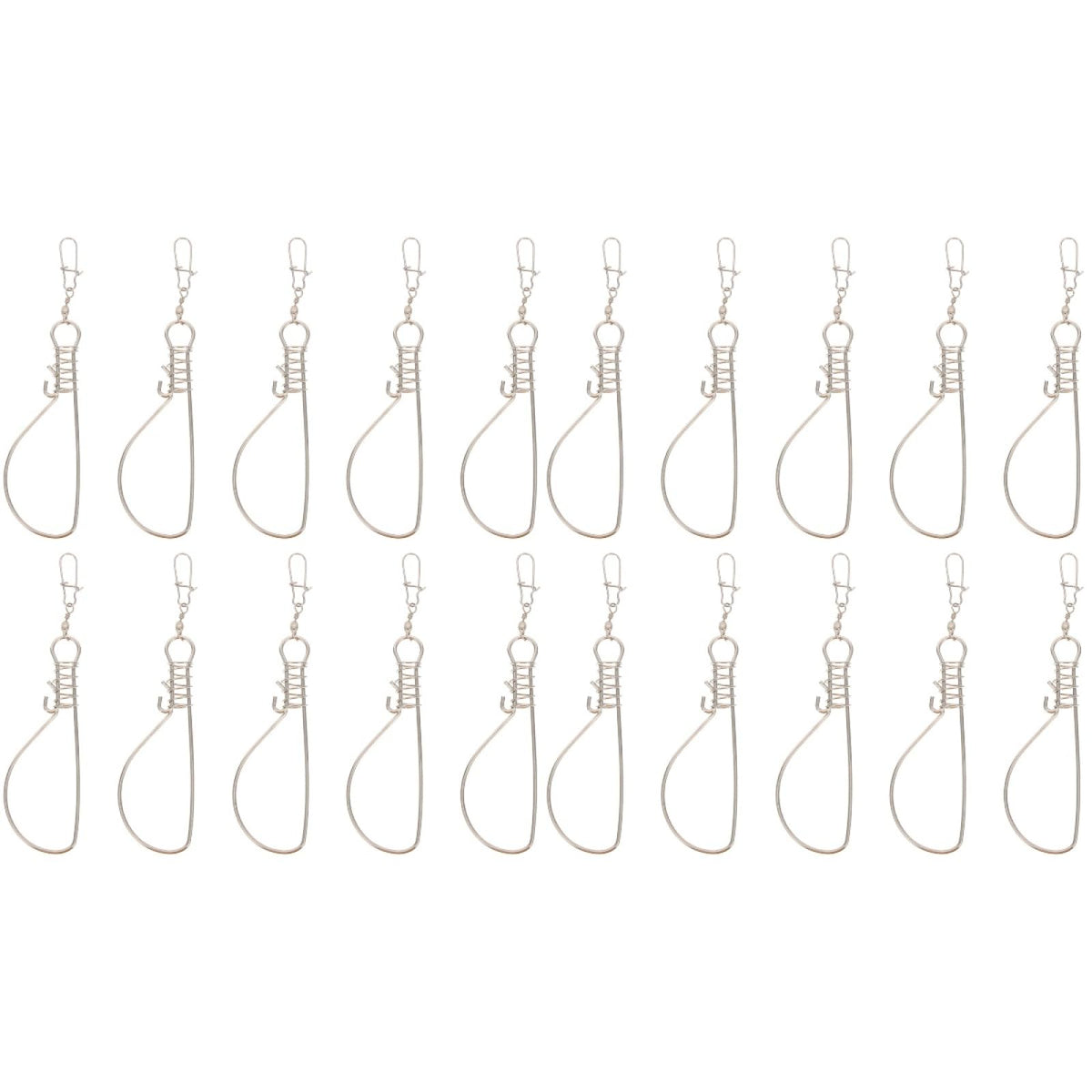 BESPORTBLE stainless steel fish stringer, front view highlights rugged outdoor durability.
