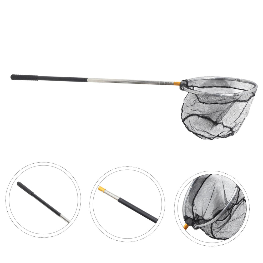 BESPORTBLE stainless steel handle net provides sturdy grip during field use