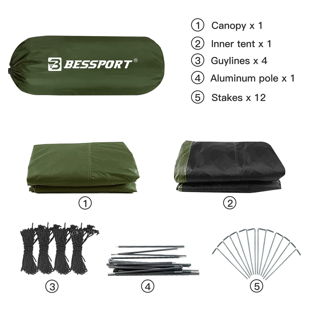 Bessport two-door entry design facilitates easy access and airflow