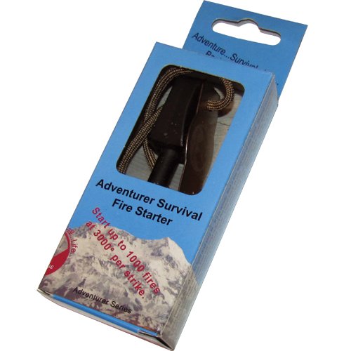 Best Glide ASE Adventurer fire starter flint rod sparks powerful ignition for outdoor use
