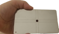 Best Glide ASE wallet-size emergency mirror, 1.5x2 inches, stainless steel you can carry discreetly.