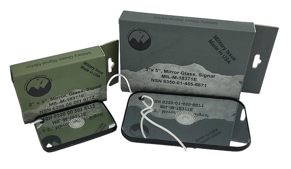 Best Glide ASE signal mirror with lanyard offers versatile carry.
