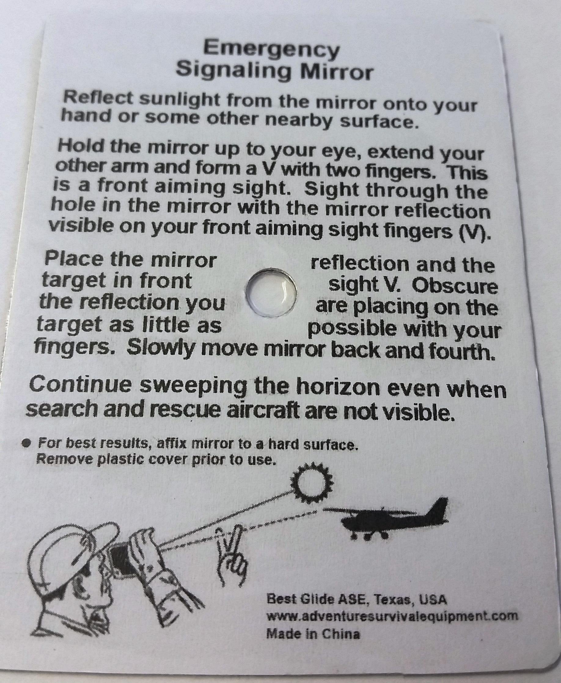 Best Glide ASE Survival Information sticker pack for rugged environments