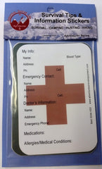Best Glide ASE Survival Priorities sticker for quick field reminders during outdoor tasks