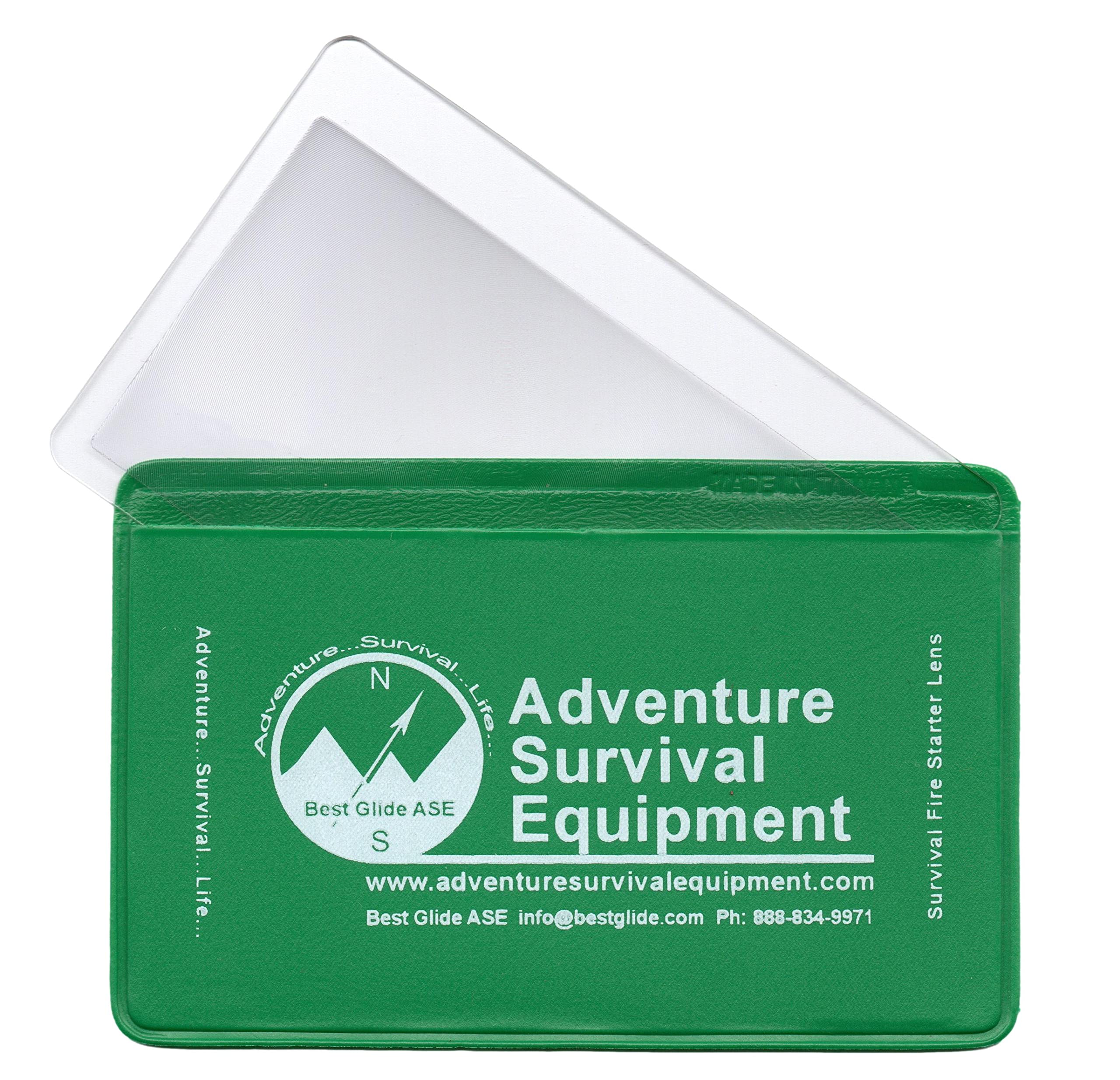 Best Glide ASE wallet-size Fresnel lens ready to slip into pockets and kits for everyday prep