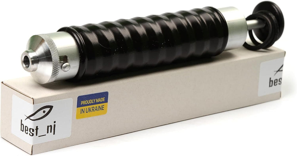 Best_nj 120ml aluminum injector with locking nozzle for precise plastisol flow