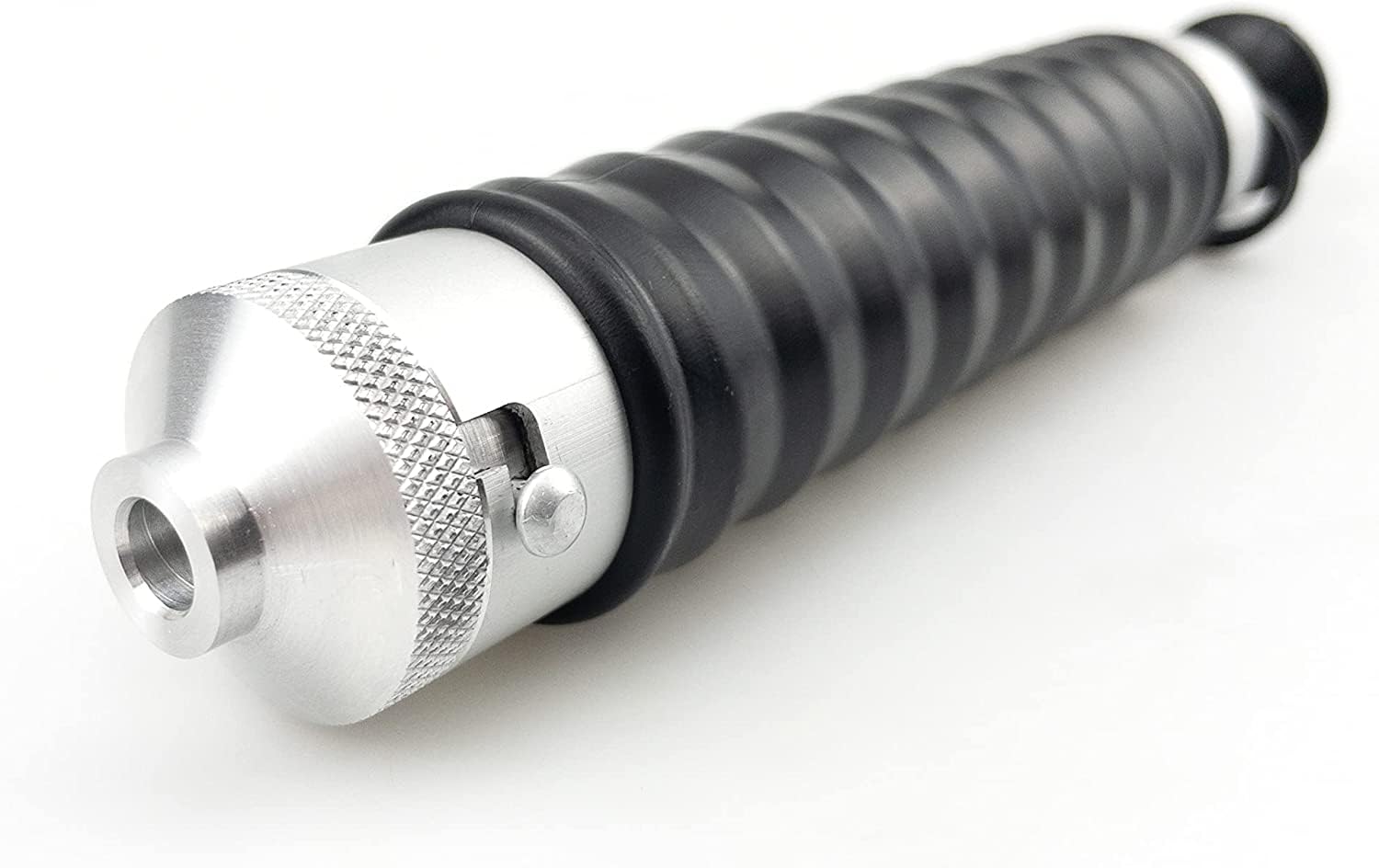 Best_NJ 120ml aluminum injector with locking nozzle for precise soft plastic lure casting.