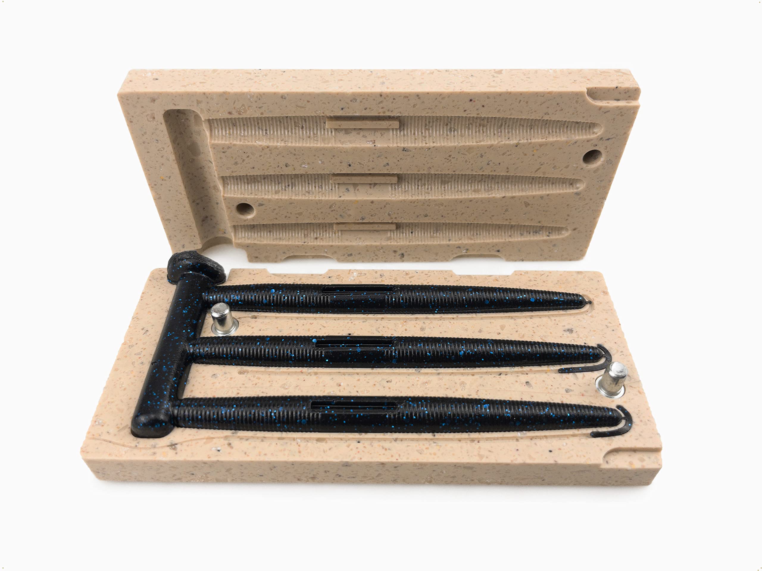 best_nj premium-soft-plastic-mold-injection-setup shows versatile lure customization options.