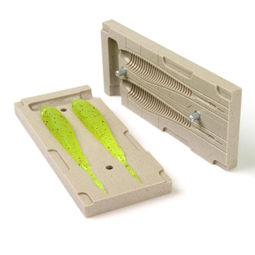 Best_nj soft plastic mold Spunk Shad 4.5-inch standard 5/8-inch injection compatibility.