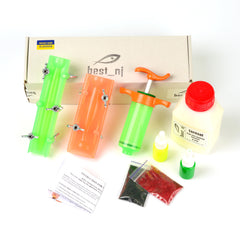 Two high-density injection molds: Senko 5 inch worm and Easy Shiner 4 inch shad
