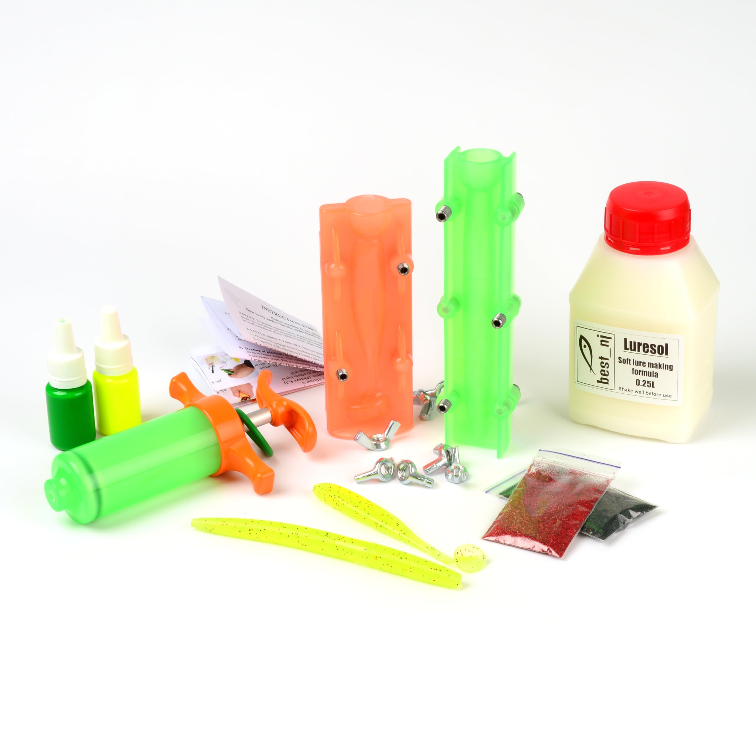 Luresol Medium bottle and Standard Liquid Colour bottles
