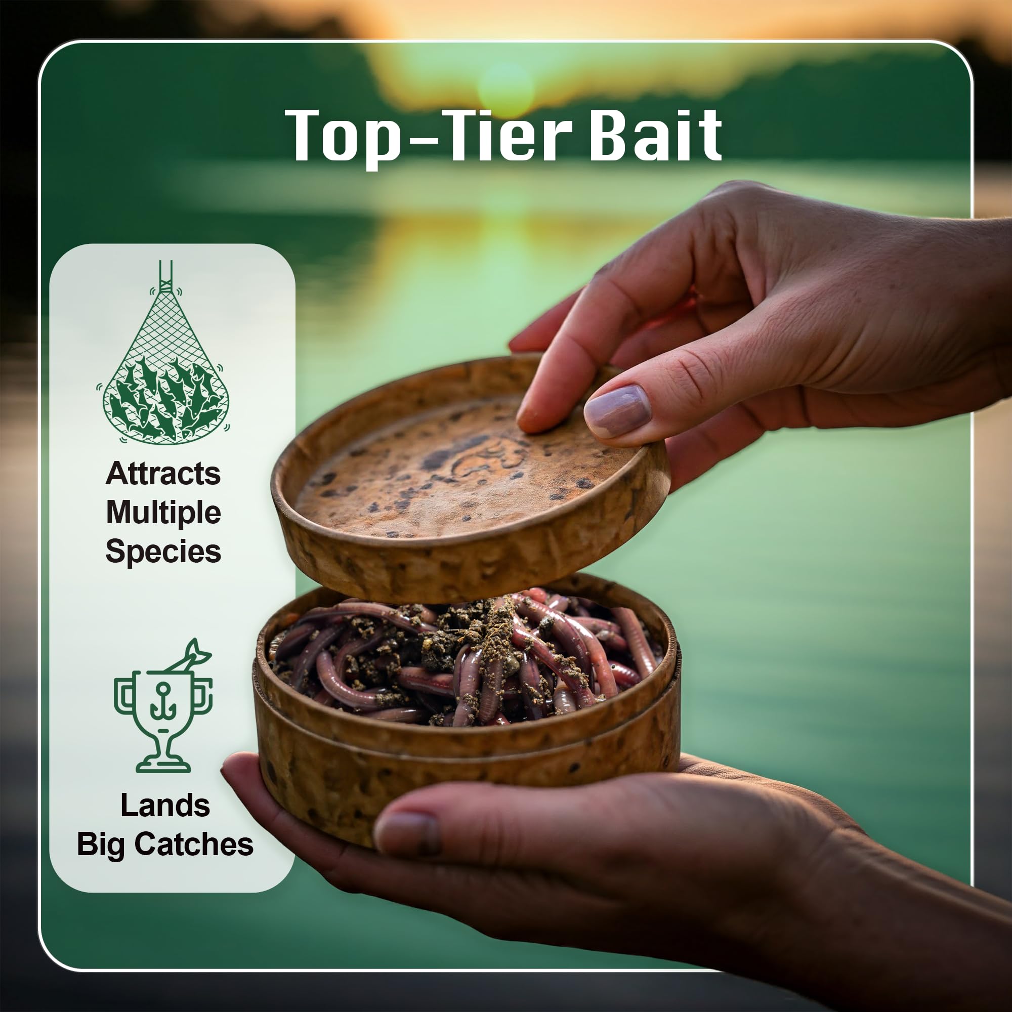 BESTBAIT nightcrawlers Canada-sourced quality for reliability.