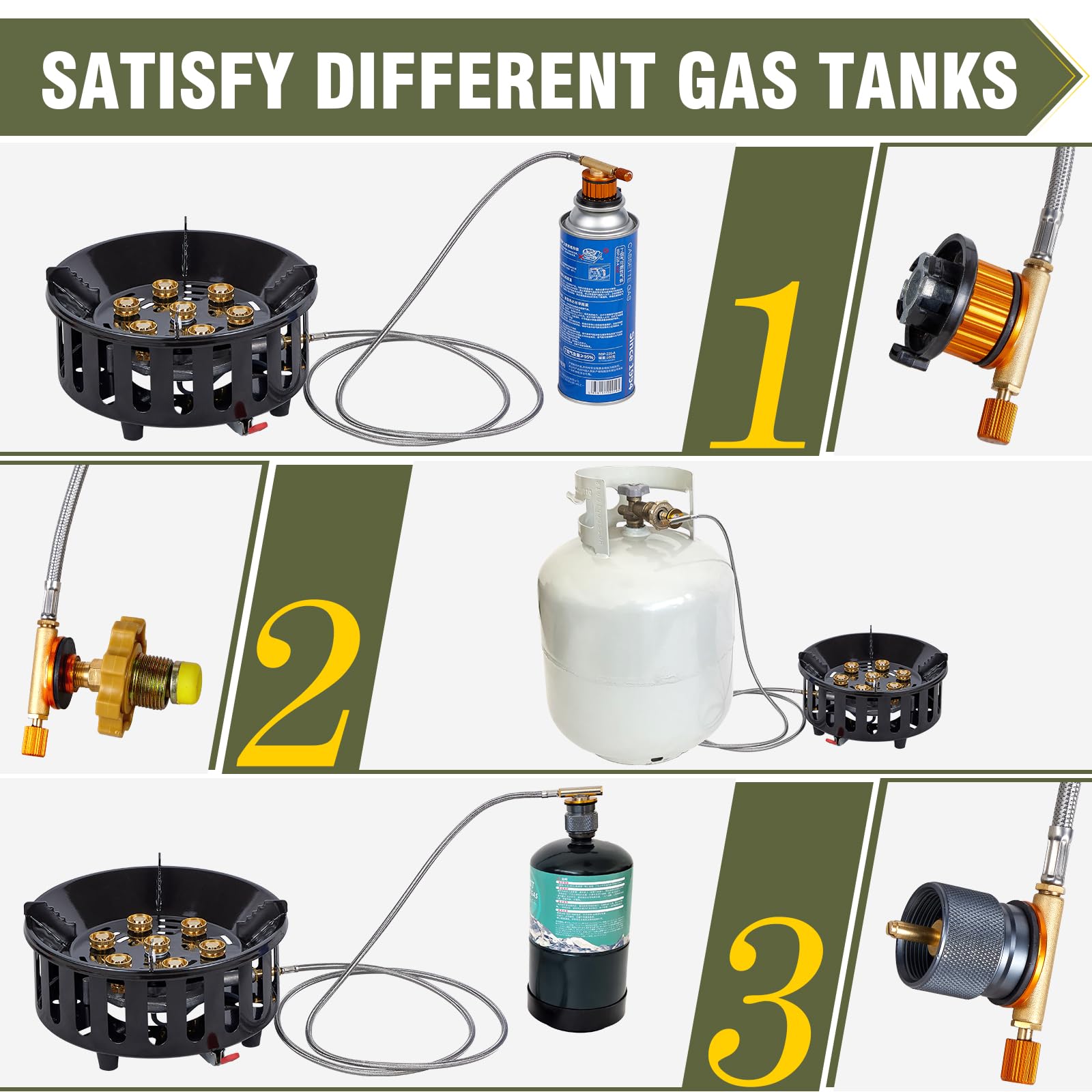 Bestfire anti-slip stability stand keeps cookware secure on uneven ground.