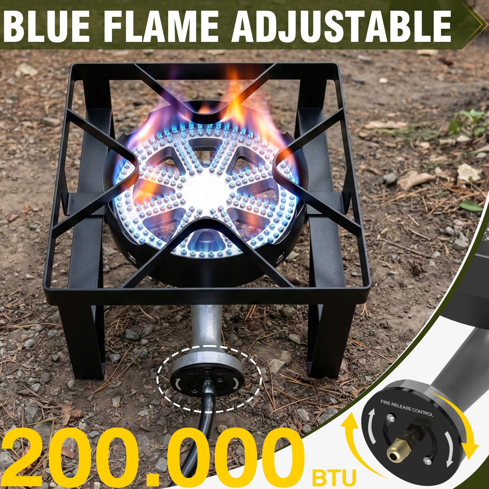 BESTFIRE compact portable stove demonstrates easy transport for camping and tailgating.