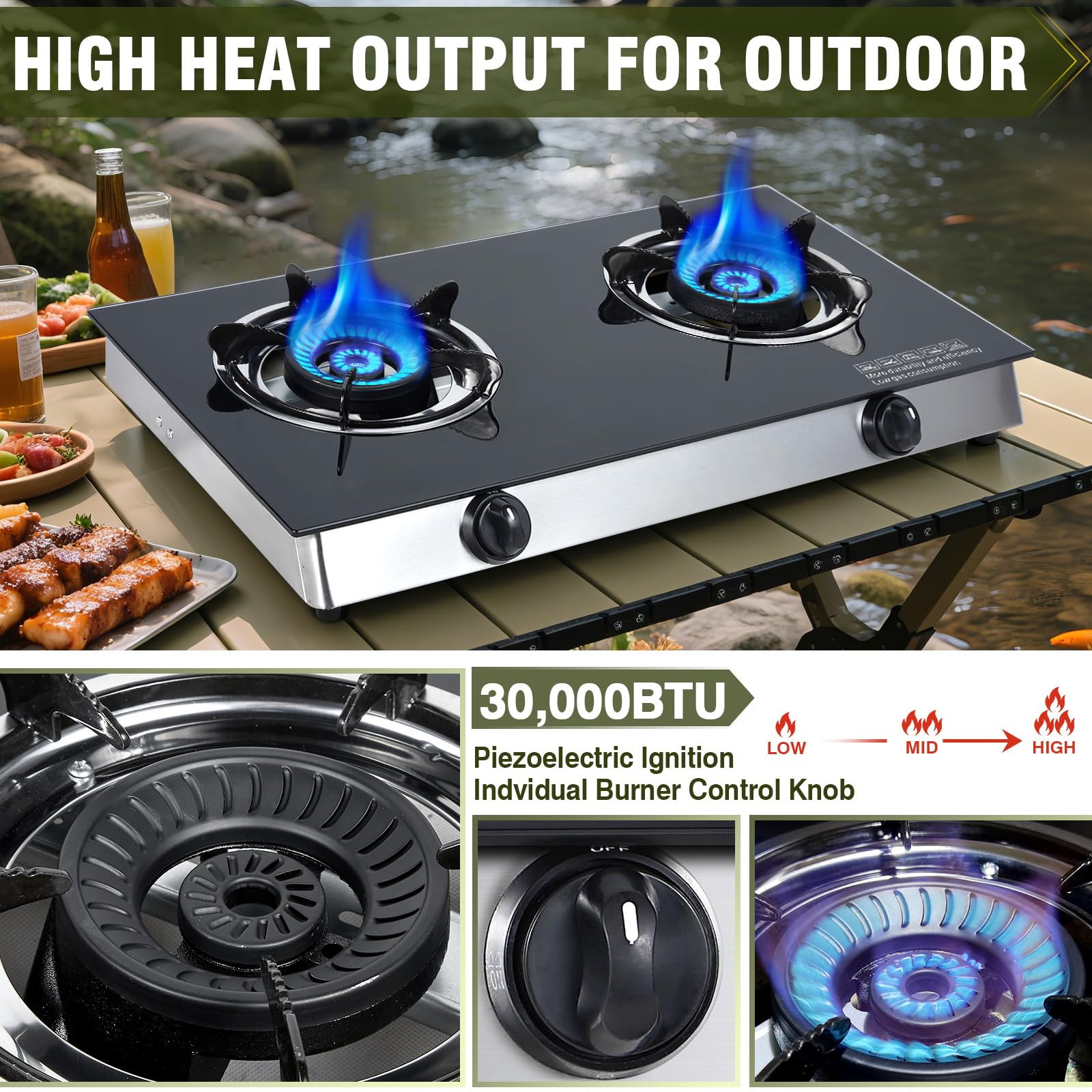 BESTFIRE Forimo outdoor kitchen setup supports RVs and camping smoothly.