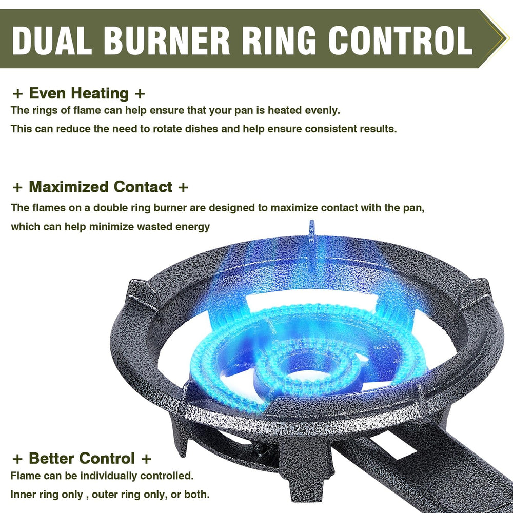 Bestfire portable outdoor stove in compact size fits camp and RV setups.