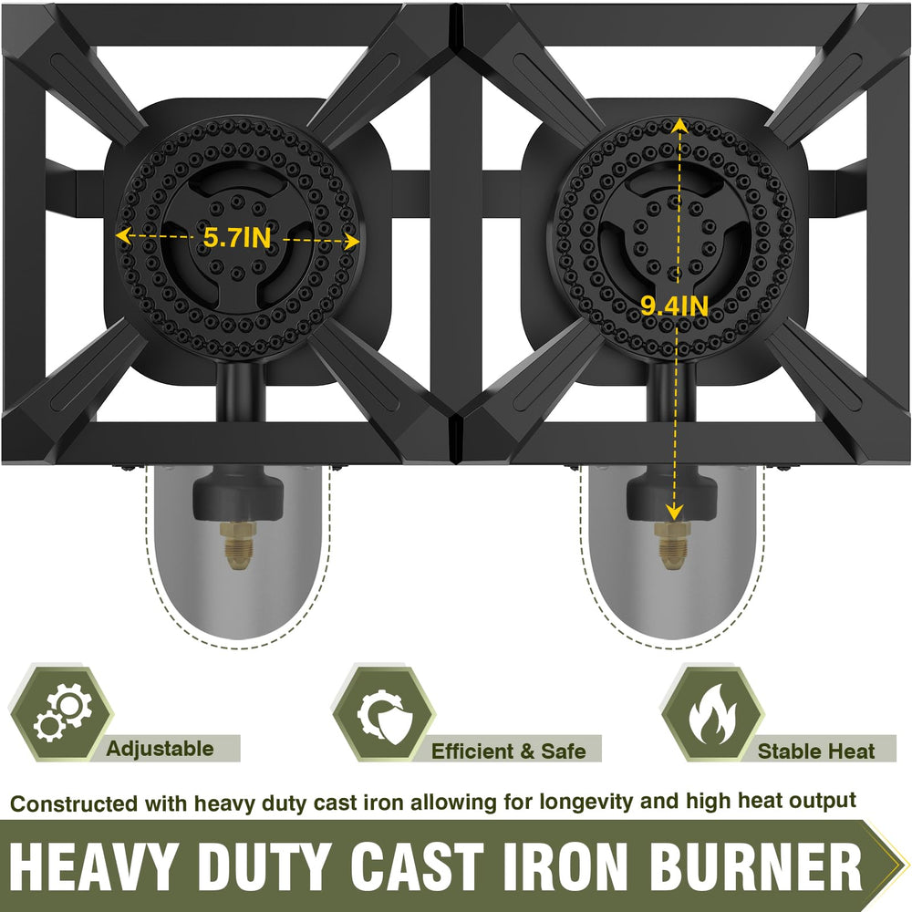 BESTFIRE 5PSI hose and regulator enable quick, safe propane connections