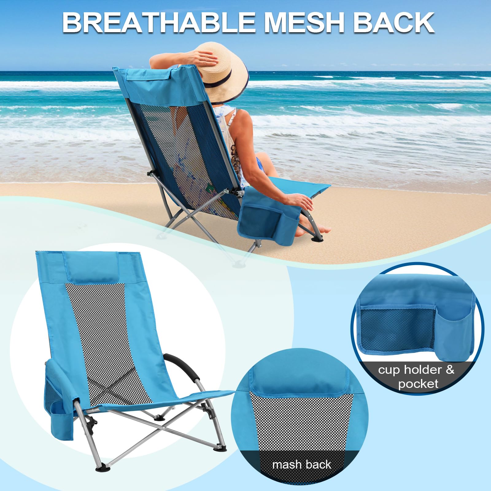 BESTHLS chair storage bag keeps keys and phone handy.