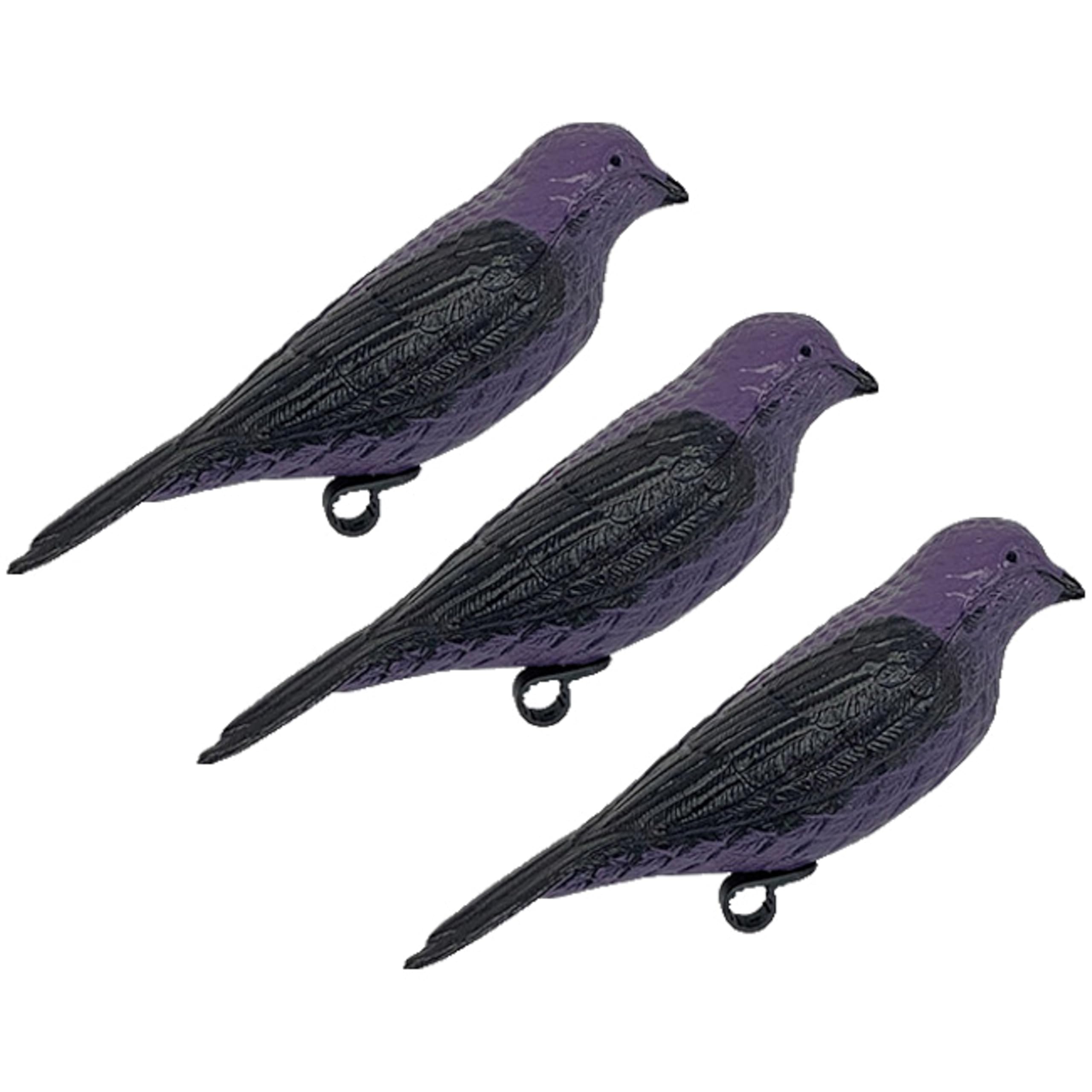 BestNest S&K Purple Martin Decoys with perch-mount ring attract martins to your birdhouse