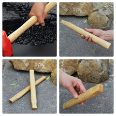 BESTOYARD axe handle for hatchet, durable wood with smooth lines for precise handling.