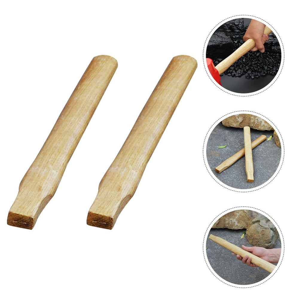 BESTOYARD wooden axe handle with balanced design for comfortable extended use.