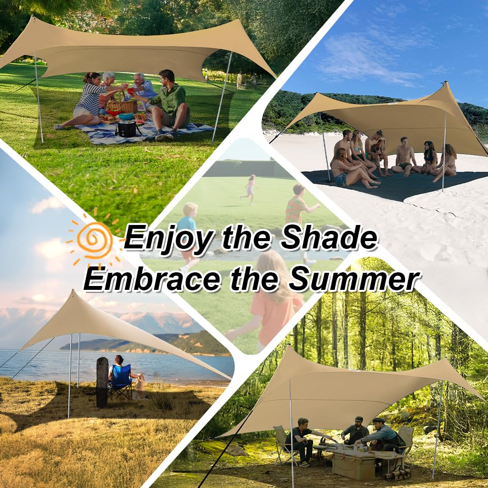 Bestset beach tent portable bag aids easy transport and setup