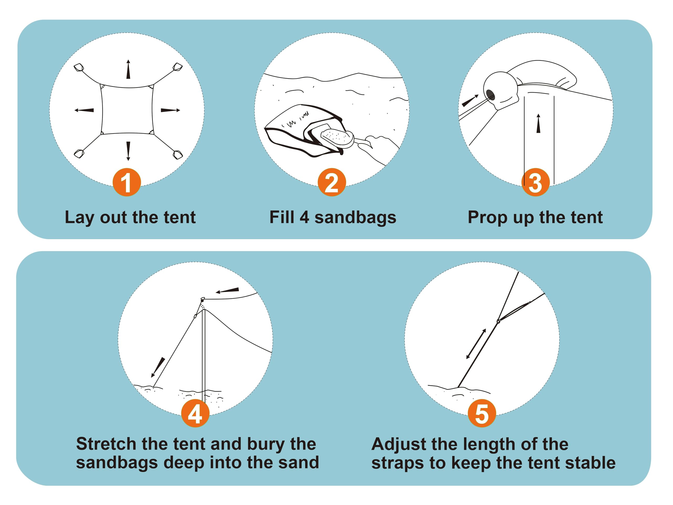 Bestset beach tent sunshade angle image shows adjustable shade for sun positions