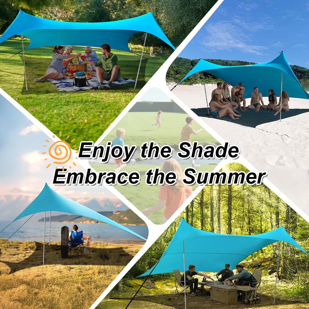 Bestset family-friendly tent is ideal for picnics, park days, and lakeside trips.