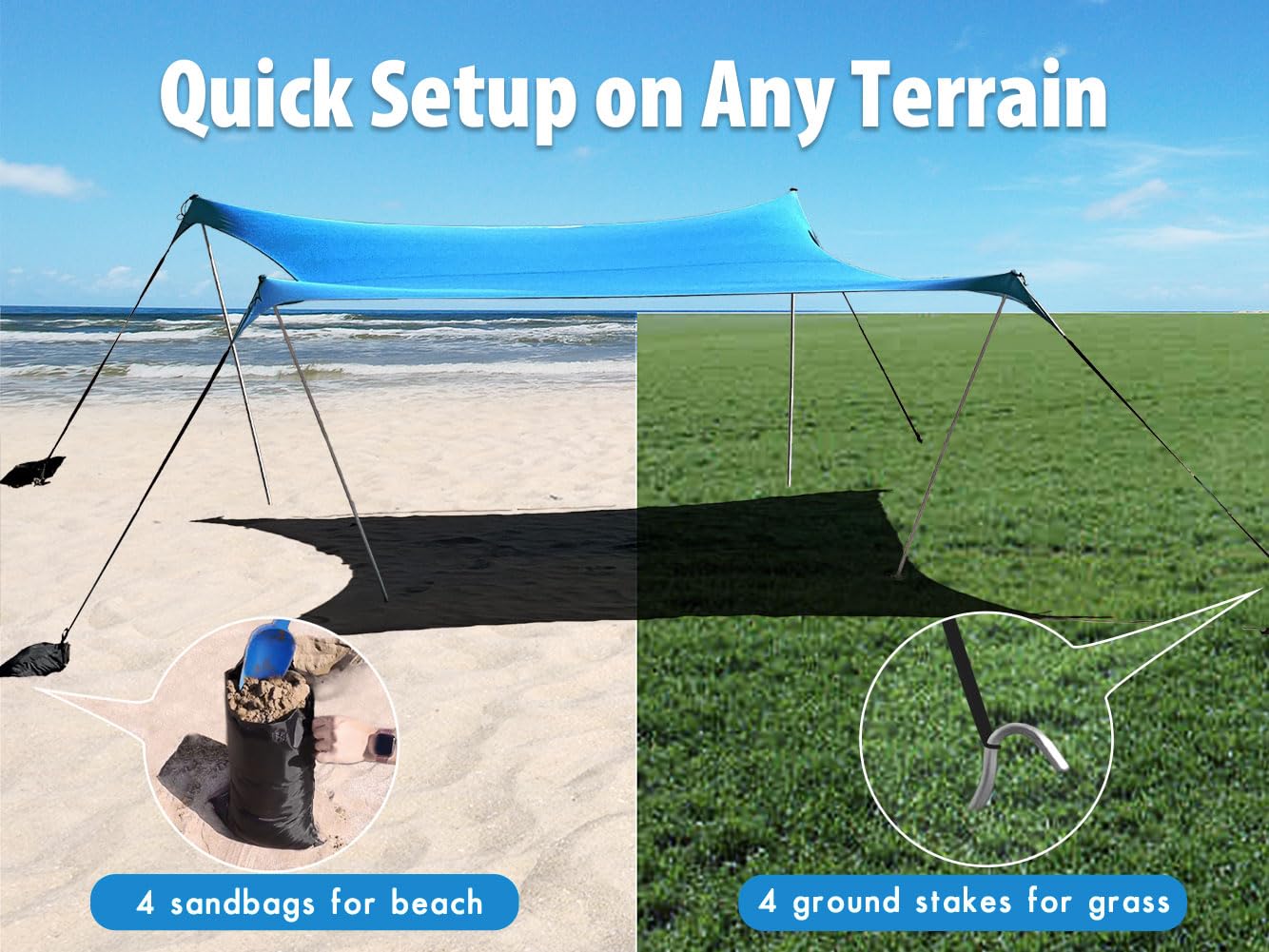 Bestset tent multi-use reveals shelter for beach, park, or lakeside picnics