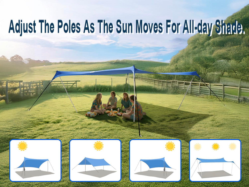 Bestset windproof-stable beach tent demonstrates wind-resilient design for stability
