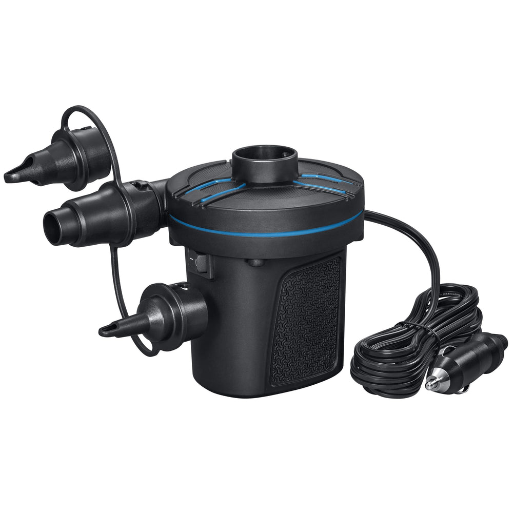 Bestway PowerTouch DC Pump in action inflating pool toys quickly